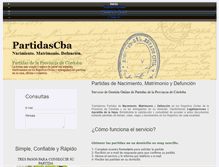 Tablet Screenshot of partidascba.com.ar